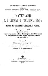 Цимбаленко Л.И. Материалы для описания русских рек и истории улучшения их судоходных условий  Россия. Вып. 22 : Землечерпательные работы Министерства путей сообщения на внутренних водных путях Российской Империи в 1906-1908 гг, Ч. 2.. - СПб., 19.